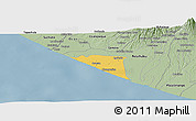 Savanna Style Panoramic Map of Champerico