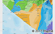 Political Shades Map of Retalhuleu