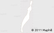 Classic Style Simple Map of Sta Cruz Mulua, cropped outside