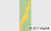 Savanna Style Simple Map of Sta Cruz Mulua