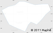 Silver Style Simple Map of Sn Bartolome Mil, single color outside