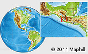 Physical Location Map of El Quetzal