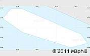 Silver Style Simple Map of CHIQUIMULILLA (Is.)
