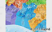 Political Shades Map of Santa Rosa