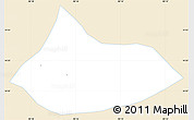 Classic Style Simple Map of Nva. Sta Rosa, single color outside