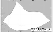 Gray Simple Map of Nva. Sta Rosa