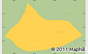 Savanna Style Simple Map of Nva. Sta Rosa, single color outside