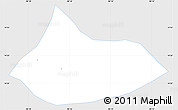 Silver Style Simple Map of Nva. Sta Rosa, single color outside