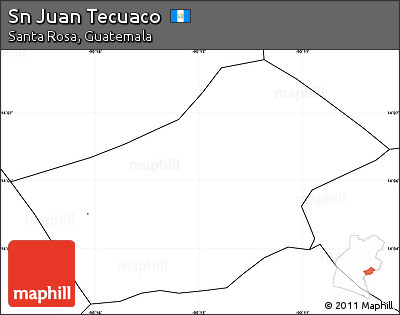 Blank Simple Map of Sn Juan Tecuaco