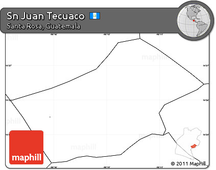Blank Simple Map of Sn Juan Tecuaco