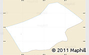 Classic Style Simple Map of Sn Juan Tecuaco, single color outside