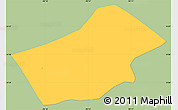 Savanna Style Simple Map of Sn Juan Tecuaco, single color outside