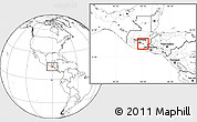 Blank Location Map of Sn Rafael las F.