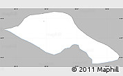 Gray Simple Map of Sn Rafael las F., single color outside