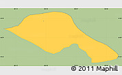 Savanna Style Simple Map of Sn Rafael las F., single color outside