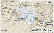 Classic Style 3D Map of Solola