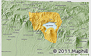 Savanna Style 3D Map of Solola