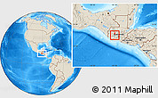 Shaded Relief Location Map of Concepcion