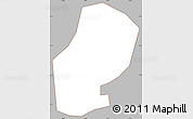 Gray Simple Map of Concepcion, cropped outside
