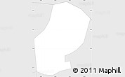 Silver Style Simple Map of Concepcion