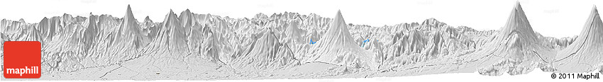 Silver Style Horizon Map of Solola