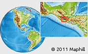 Physical Location Map of Lago Atitlan