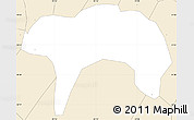 Classic Style Simple Map of Lago Atitlan