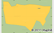 Savanna Style Simple Map of Nahuala, single color outside
