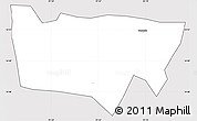 Silver Style Simple Map of Nahuala, cropped outside