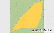 Savanna Style Simple Map of Panajachel