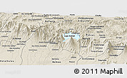 Shaded Relief Panoramic Map of Solola