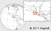 Blank Location Map of S.Andr Semetabaj, within the entire country