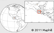 Blank Location Map of S.Andr Semetabaj, highlighted country, highlighted parent region