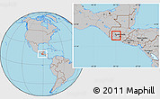 Gray Location Map of S.Andr Semetabaj