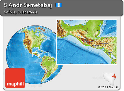 Physical Location Map of S.Andr Semetabaj