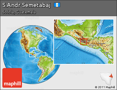 Physical Location Map of S.Andr Semetabaj