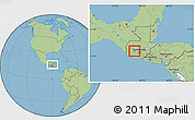 Savanna Style Location Map of S.Andr Semetabaj, within the entire country