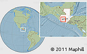 Savanna Style Location Map of S.Andr Semetabaj, highlighted country, highlighted parent region, hill shading