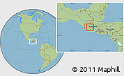 Savanna Style Location Map of S.Andr Semetabaj