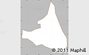 Gray Simple Map of S.Andr Semetabaj, cropped outside