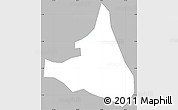 Gray Simple Map of S.Andr Semetabaj, single color outside