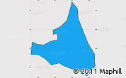 Political Simple Map of S.Andr Semetabaj, cropped outside