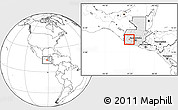 Blank Location Map of S.Cat.Ixtahuacan, highlighted country