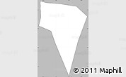 Gray Simple Map of S.Cat.Ixtahuacan
