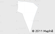 Silver Style Simple Map of S.Cat.Ixtahuacan, single color outside