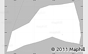 Gray Simple Map of S.Clara L Laguna