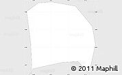 Silver Style Simple Map of S.Jose Chacaya