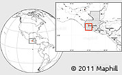 Blank Location Map of S.Juan la laGUNA, highlighted country