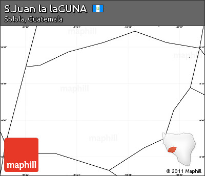 Blank Simple Map of S.Juan La LaGUNA, no labels