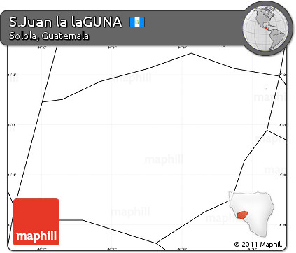 Blank Simple Map of S.Juan La LaGUNA, no labels
